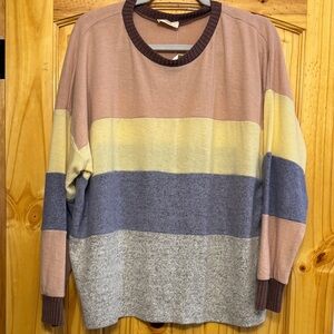 Kirious Striped Colorblock Sweater XL